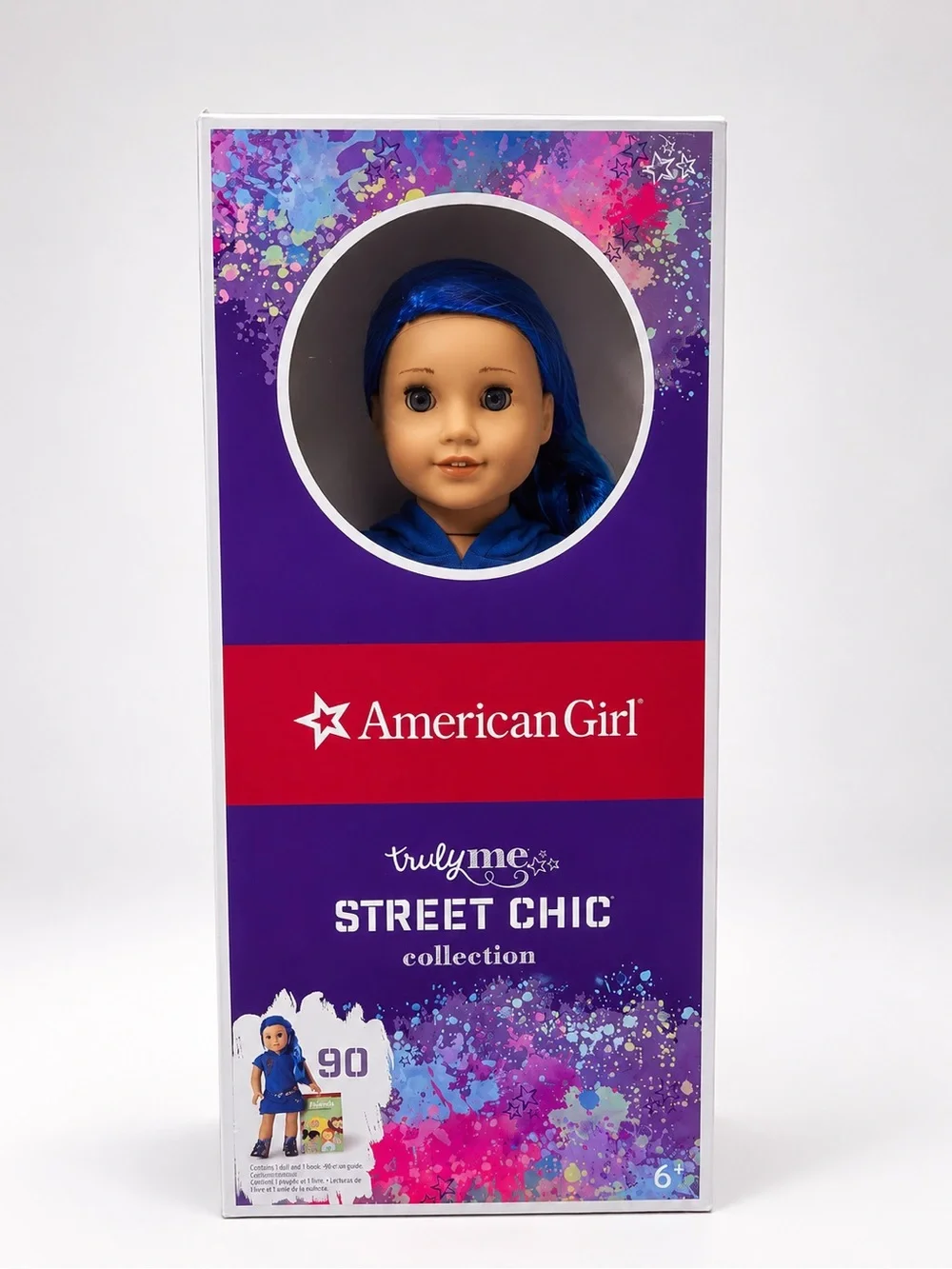Blue 'Born to Shine' Doll Outfit with Metallic Boots